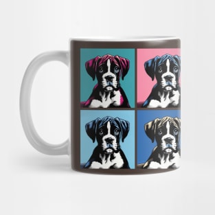 Pop Retro Art Boxer - Cute Puppy Mug